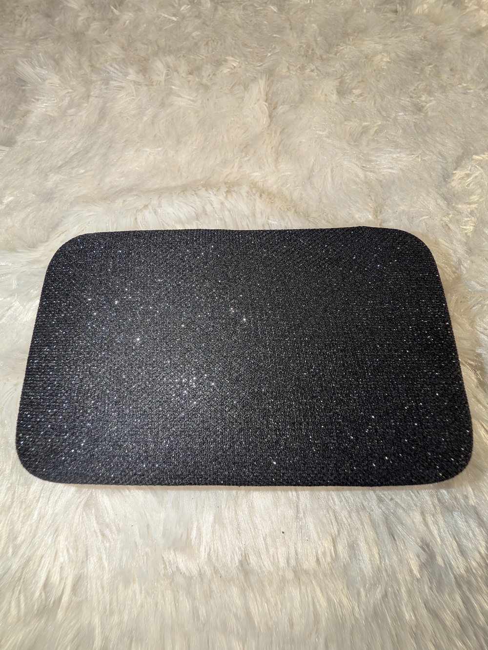 Black Sparkle Evening Clutch - Brand Unknown